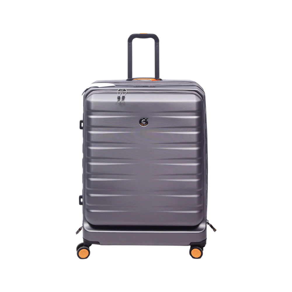 GOBY LONDON TROLLEY CASE TITAN 29INCH SILVER GREY Default Title - MamasJan Luggage