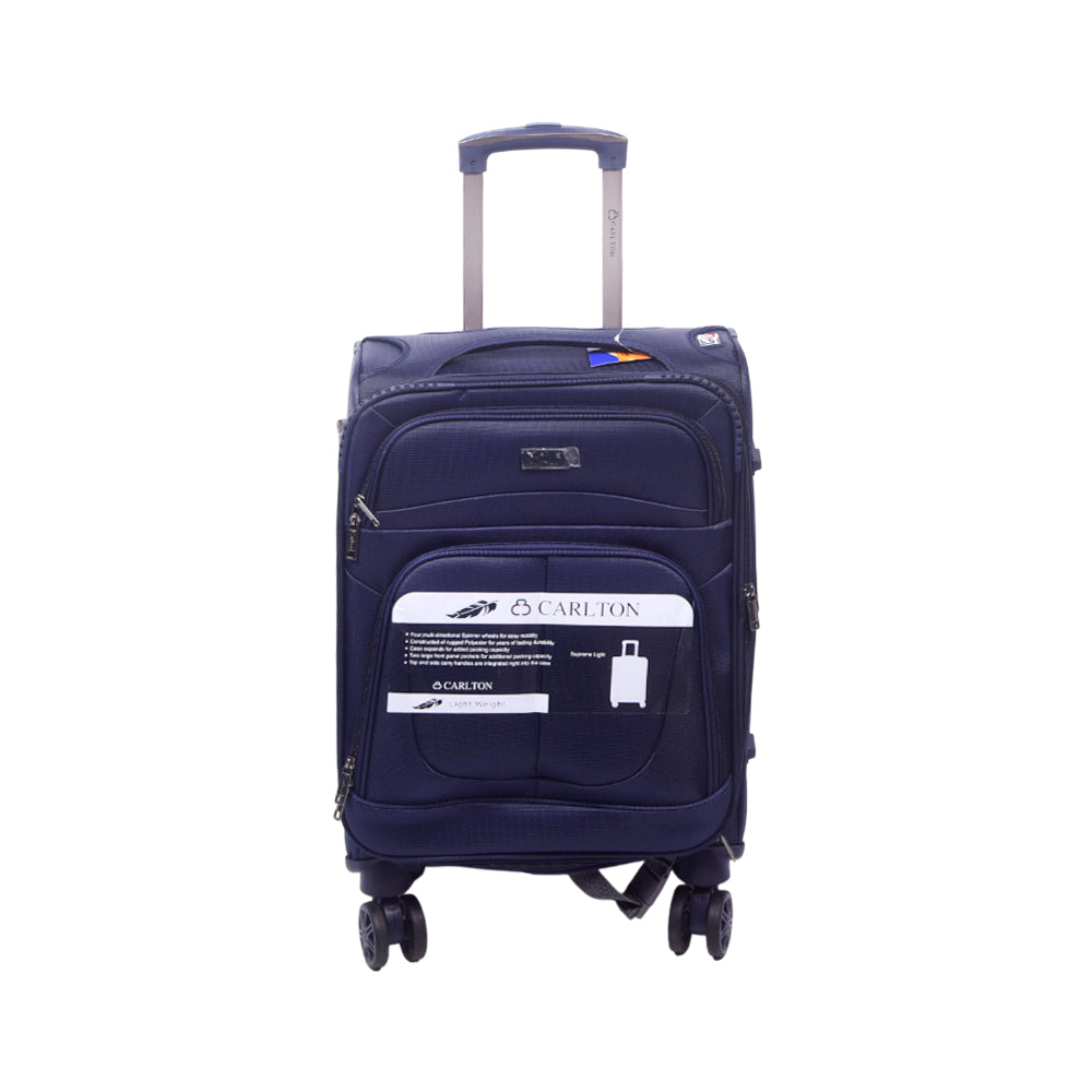 CARLTON TROLLEY CASE 20INCH NAVY Default Title - MamasJan Luggage