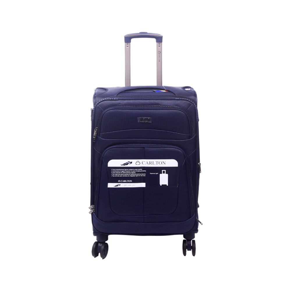 CARLTON TROLLEY CASE 24INCH NAVY Default Title - MamasJan Luggage