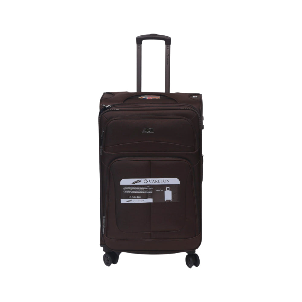 CARLTON TROLLEY CASE 28INCH COFFEE Default Title - MamasJan Luggage