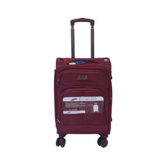 CARLTON TROLLEY CASE 20INCH BURGUNDY Default Title - MamasJan Luggage