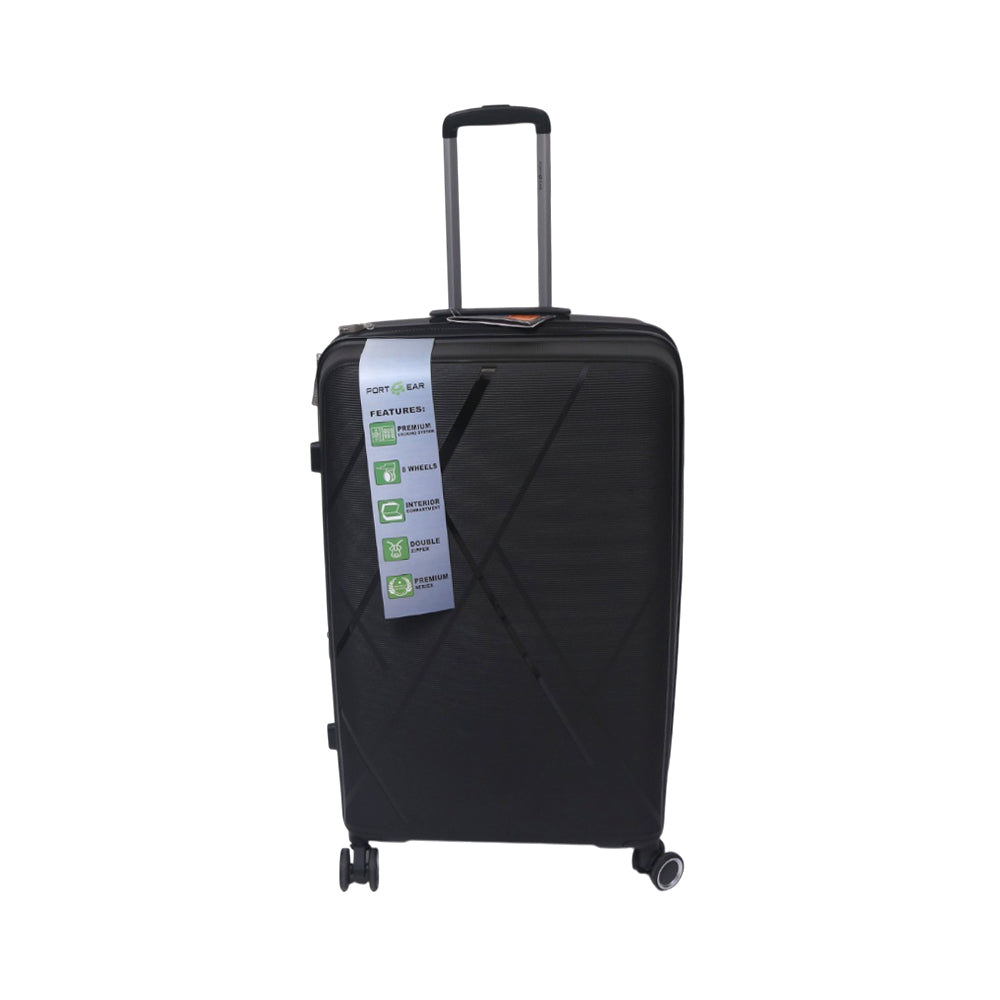 PORT GEAR TROLLEY CASE X LITE 28INCH BLACK Default Title - MamasJan Luggage