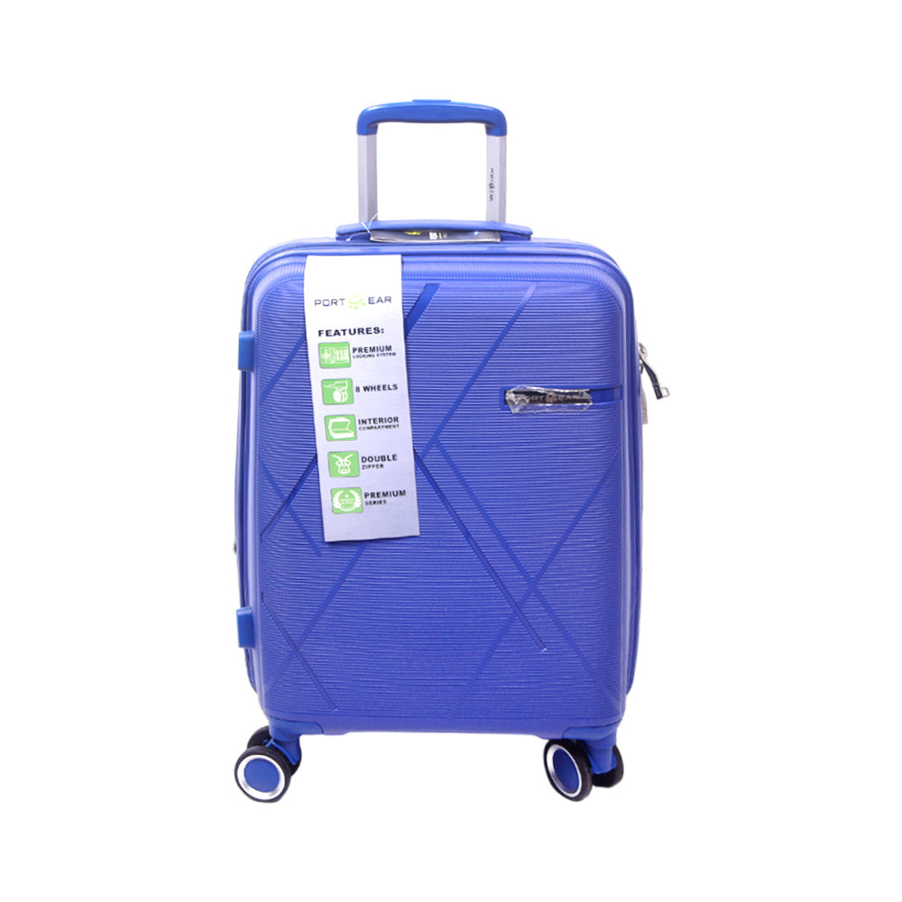 PORT GEAR TROLLEY CASE X LITE 20INCH NAVY Default Title - MamasJan Luggage