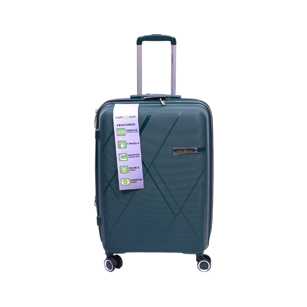 PORT GEAR TROLLEY CASE X LITE 24INCH GREEN Default Title - MamasJan Luggage