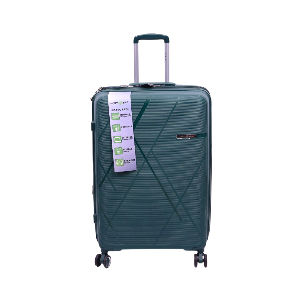 PORT GEAR TROLLEY CASE X LITE 28INCH GREEN Default Title - MamasJan Luggage