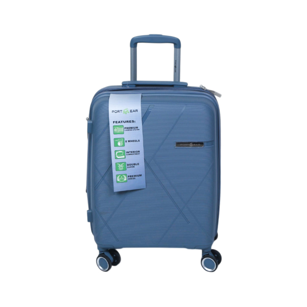 PORT GEAR TROLLEY CASE X LITE 20INCH GREY Default Title - MamasJan Luggage