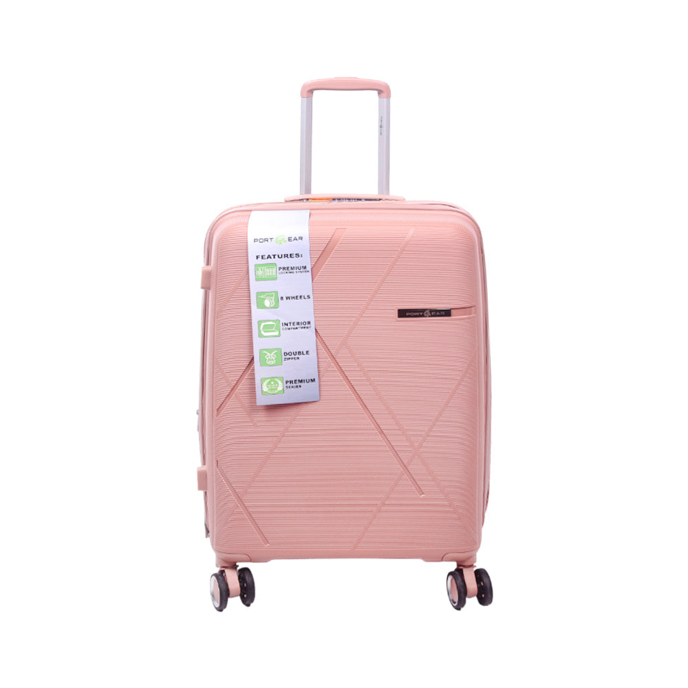 PORT GEAR TROLLEY CASE X LITE 24INCH ROSE GOLD Default Title - MamasJan Luggage