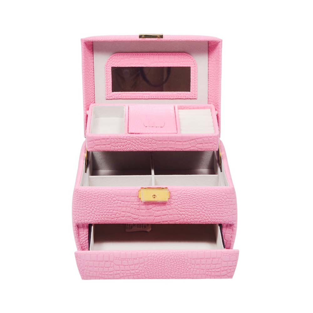 JEWELLERY BOX IR PU-057-2 Default Title - MamasJan Luggage