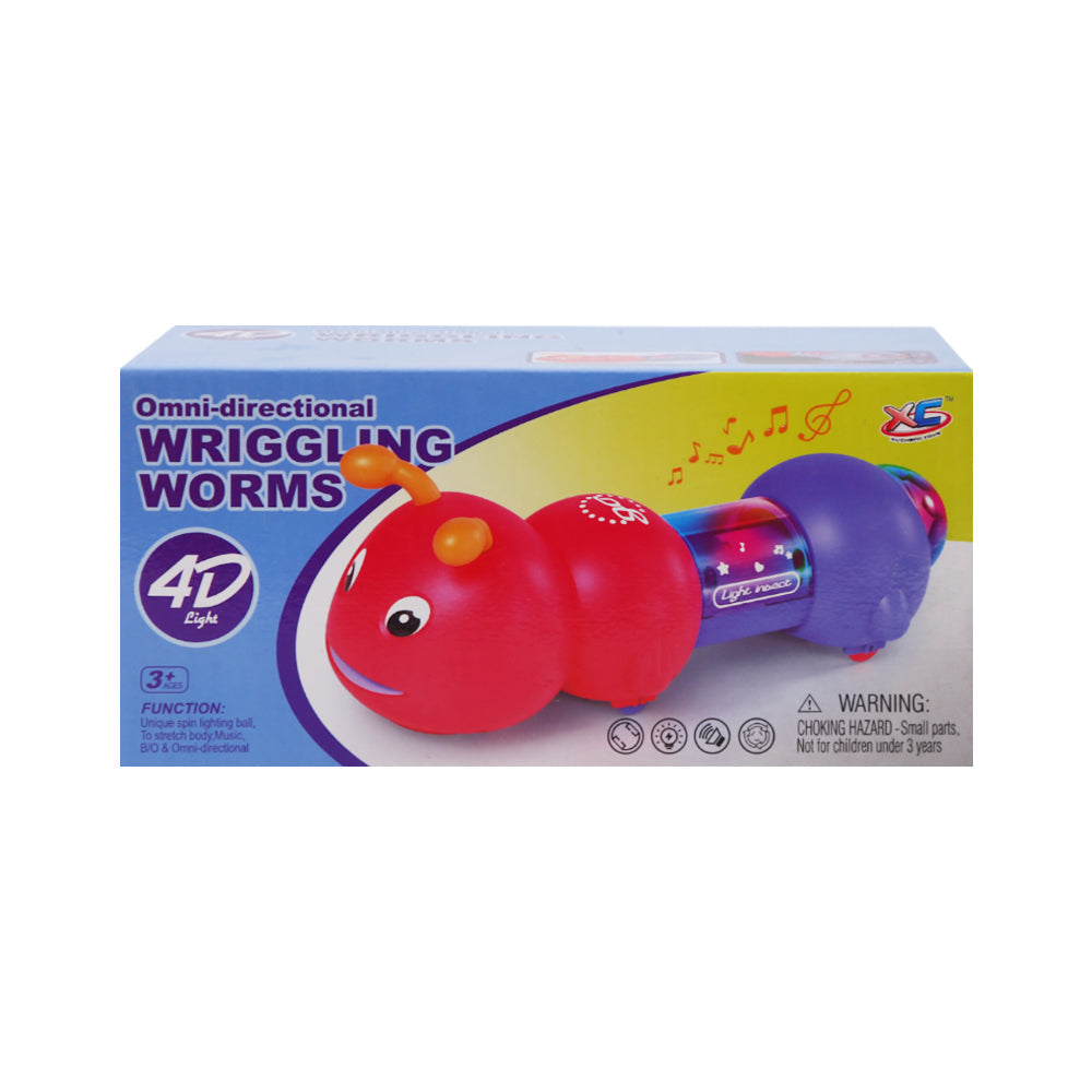 XC-880 MUSICAL WRIGGLING WORMS Default Title - MamasJan Toys