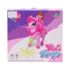 QF07-8 PONY HORSE W-DOLL A.I Default Title - MamasJan Toys
