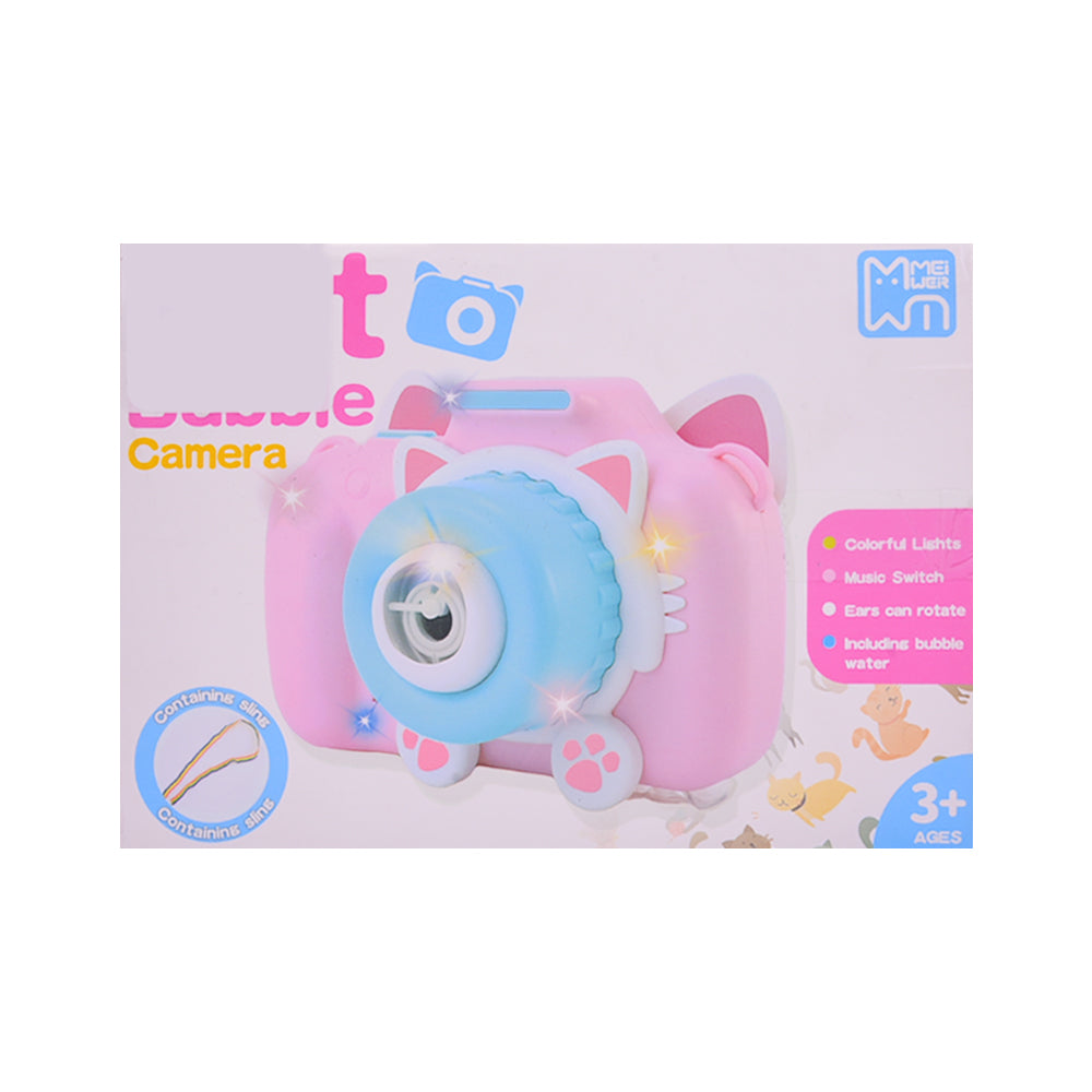 058-1 MUSICAL CAT BUBBLE CAMERA A.I Default Title - MamasJan Toys