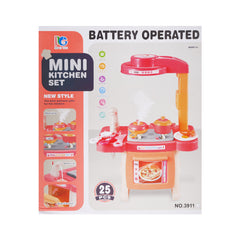 3911 MUSICAL KITCHEN SET 25PCS A.I Default Title - MamasJan Toys