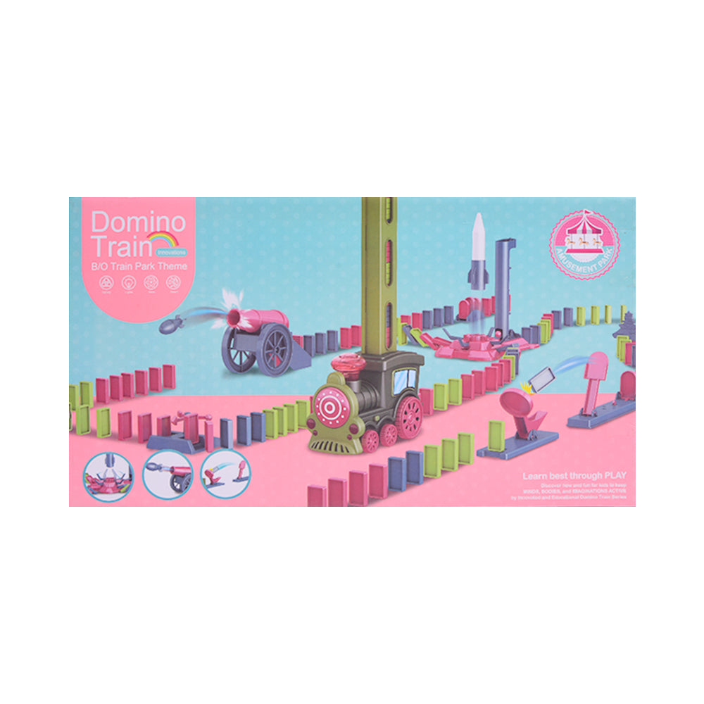 B7200 MUSICAL DOMINO TRAIN 120PCS A.I Default Title - MamasJan Toys