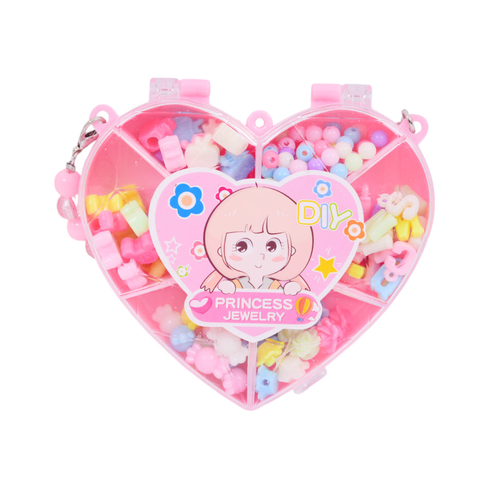 7813-1 DIY BEADS SET HEART A.I Default Title - MamasJan Toys