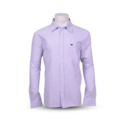LAC MEN L/S DRESS SHIRT CH5625 E7B BLU/WHT L (IR) XL - MamasJan mens wear