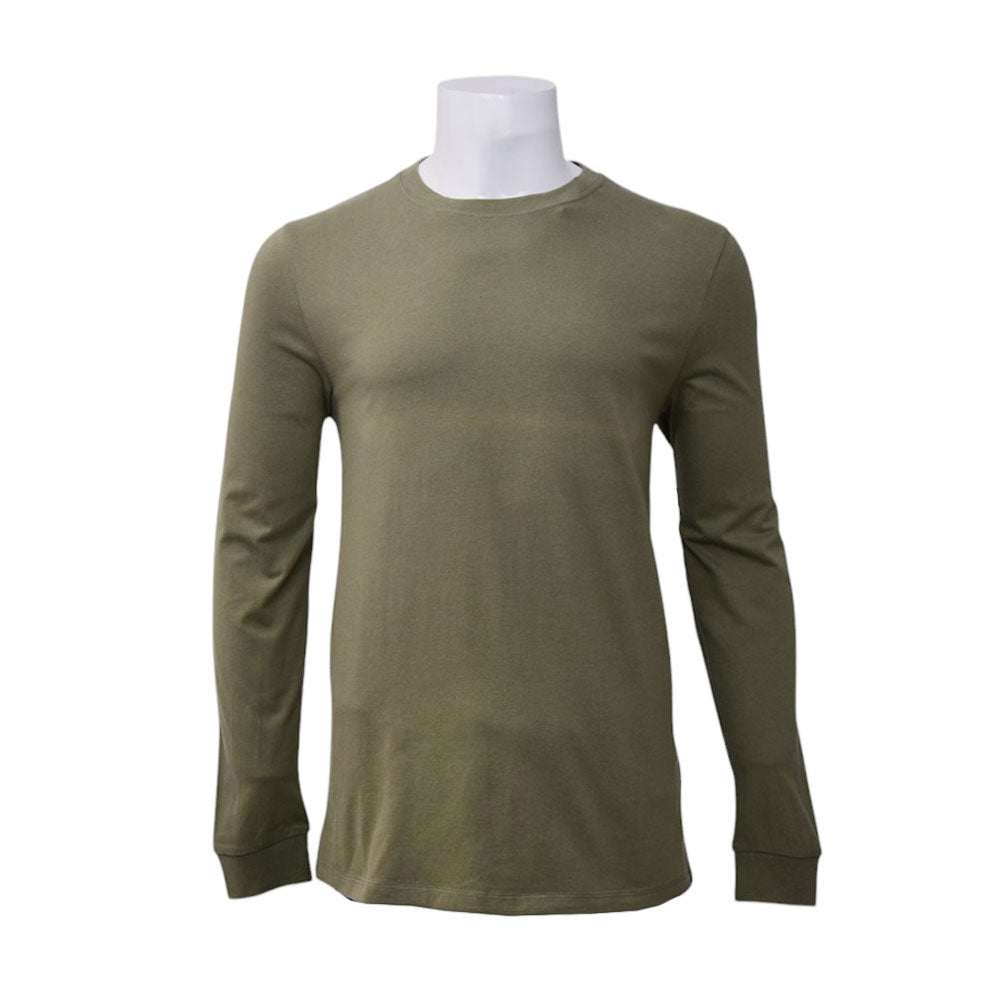 GAP MEN L/S R.NECK SHIRT 526121-021 GRN L (IR) L - MamasJan mens wear