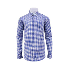 GAP MEN L/S BUTTON DOWN SHIRT 888323-081 BLU/WHT L (IR) XL - MamasJan mens wear