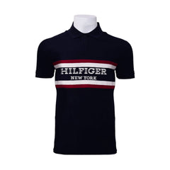 TH MEN S/S POLO SHIRT 78JB579-410 NVY L (IRS) XL - MamasJan mens wear