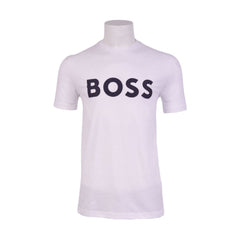 HB MEN S/S R.NECK SHIRT 50481923-100 WHT L (IRS) M - MamasJan mens wear