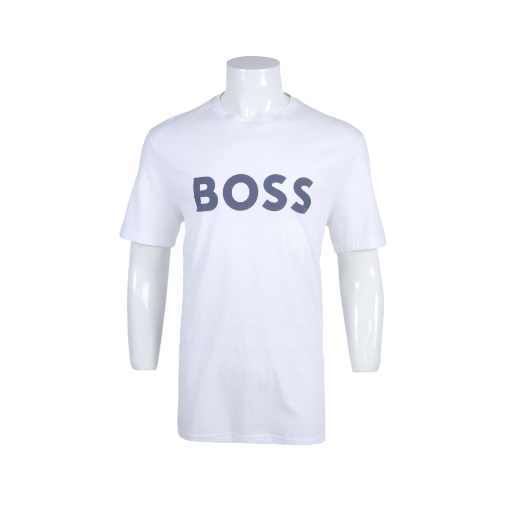 HB MEN S/S R.NECK SHIRT 50481923-100 WHT XL (IRS) XL - MamasJan mens wear
