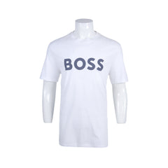 HB MEN S/S R.NECK SHIRT 50481923-100 WHT XL (IRS) XL - MamasJan mens wear