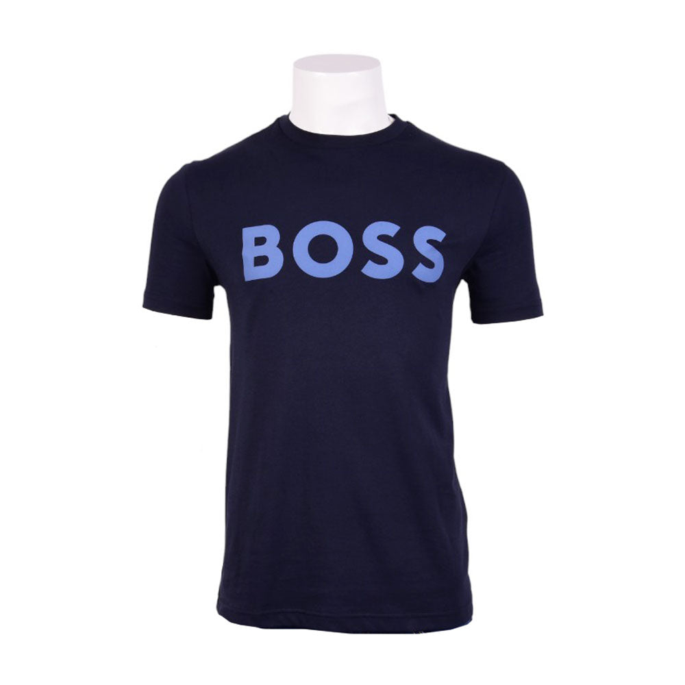 HB MEN S/S R.NECK SHIRT 50481923-404 NVY L (IRS) XL - MamasJan mens wear