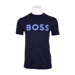 HB MEN S/S R.NECK SHIRT 50481923-404 NVY L (IRS) XL - MamasJan mens wear