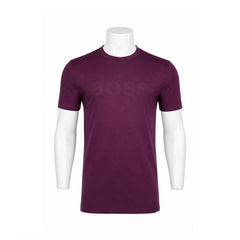 HB MEN S/S R.NECK SHIRT 50481923-543 PRPL M (IRS) M - MamasJan mens wear