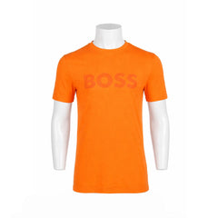 HB MEN S/S R.NECK SHIRT 50481923-890 ORNG M (IRS) M - MamasJan mens wear