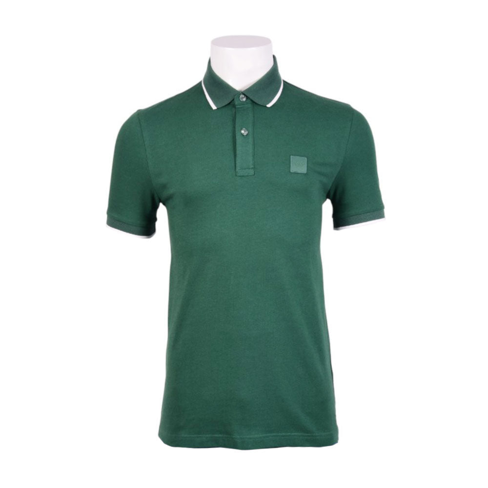 HB MEN S/S POLO SHIRT 50507699-343 GRN L (IRS) XL - MamasJan mens wear