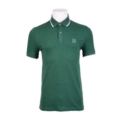 HB MEN S/S POLO SHIRT 50507699-343 GRN L (IRS) XL - MamasJan mens wear
