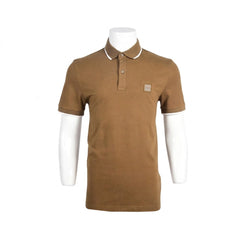 HB MEN S/S POLO SHIRT 50507699-368 OLV M (IRS) XL - MamasJan mens wear