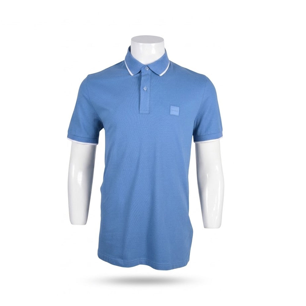 HB MEN S/S POLO SHIRT 50507699-459 BLU L (IRS) XL - MamasJan mens wear