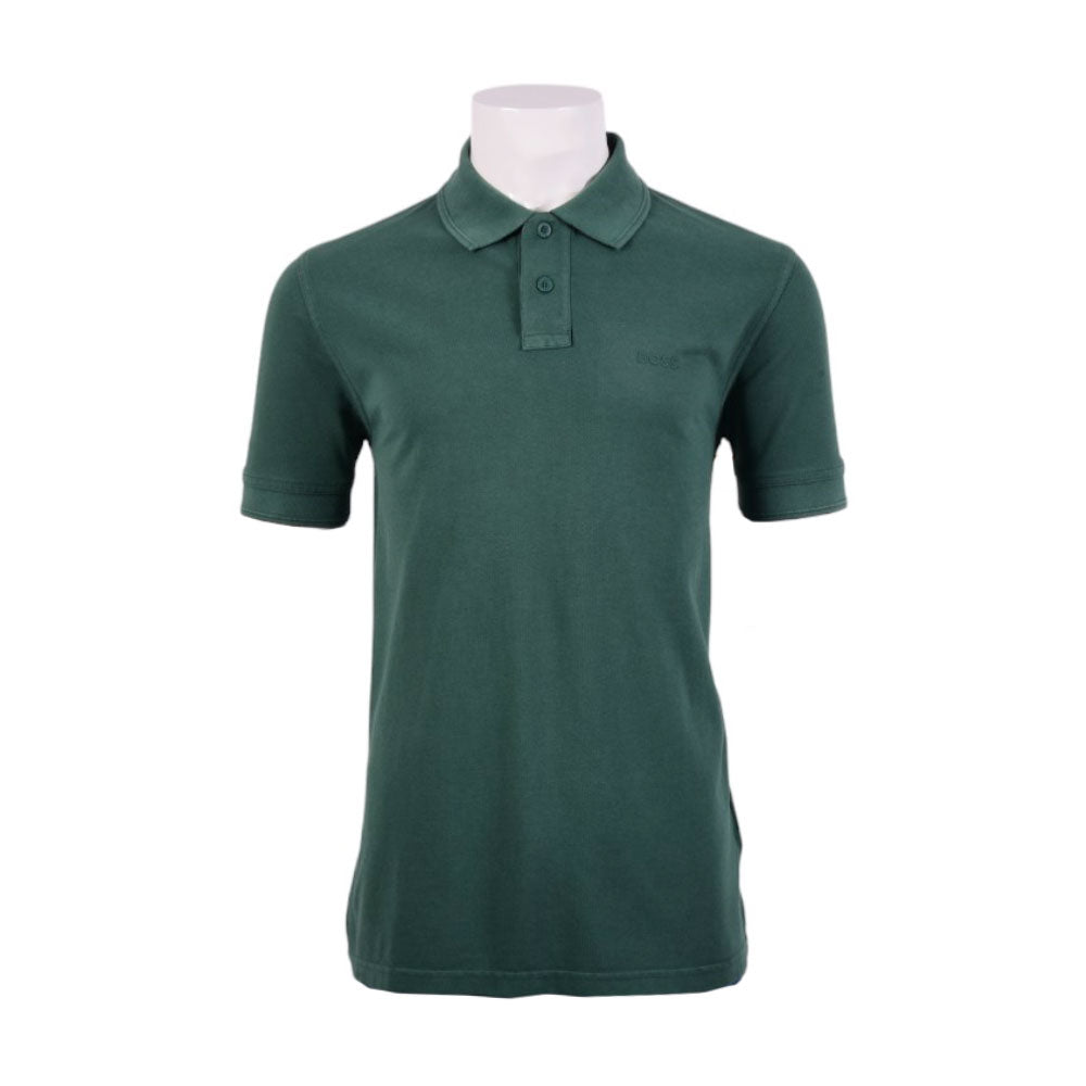 HB MEN S/S POLO SHIRT 50507813-343 GRN L (IRS) L - MamasJan mens wear