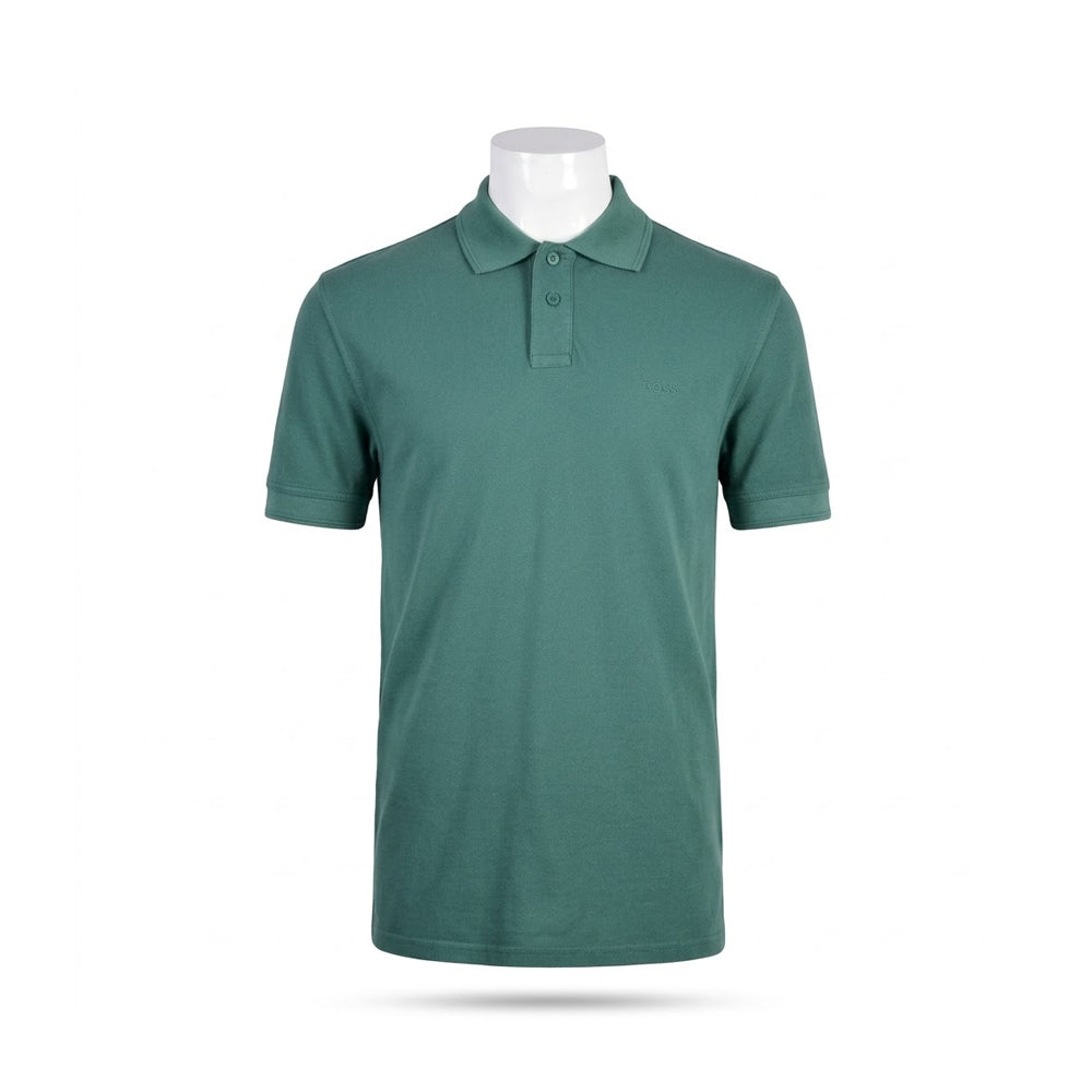 HB MEN S/S POLO SHIRT 50507813-343 GRN XL (IRS) XL - MamasJan mens wear