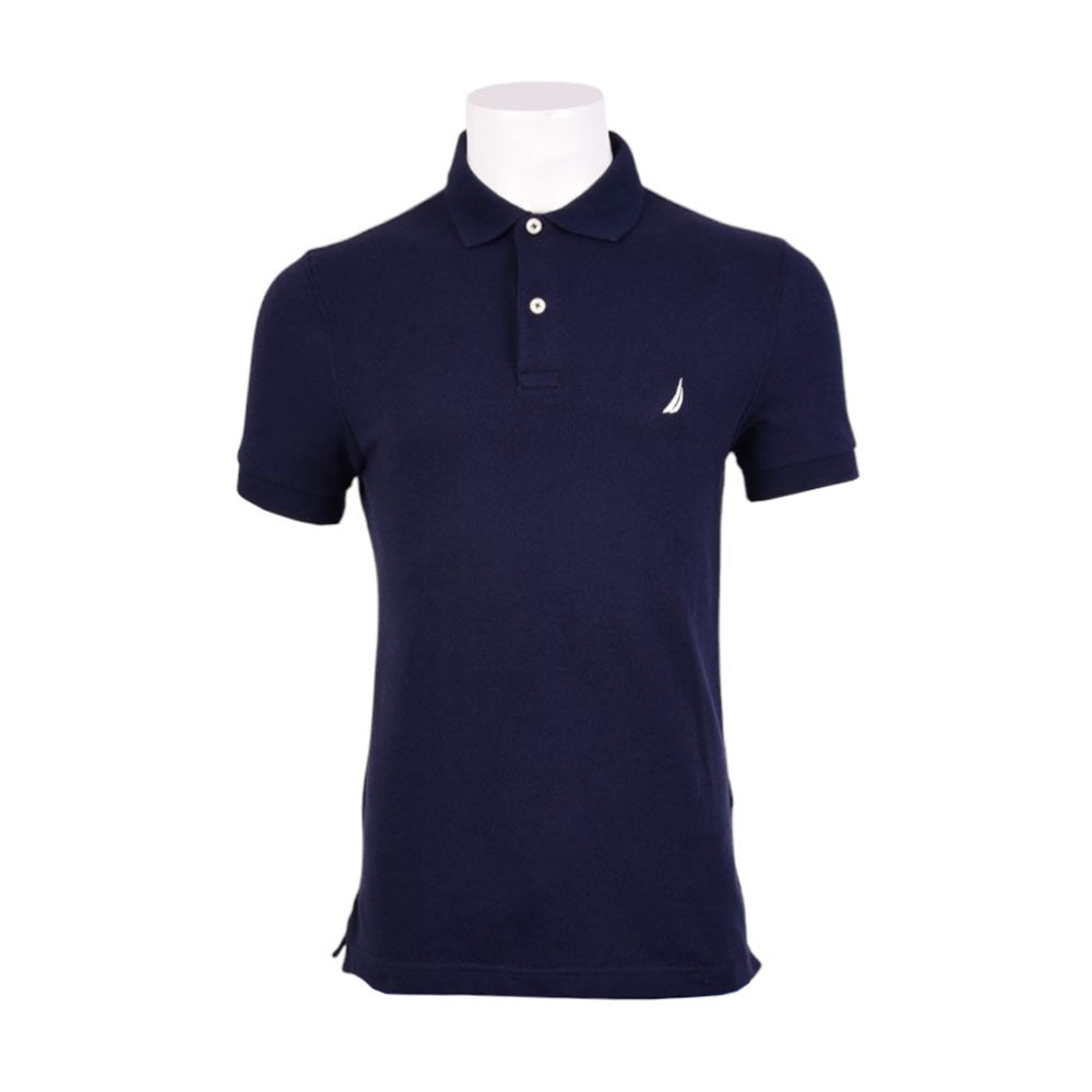NAUTICA MEN S/S POLO SHIRT KR7211 NVY L (IRS) XL - MamasJan mens wear
