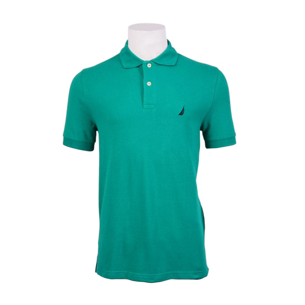 NAUTICA MEN S/S POLO SHIRT KR8100 GRN XL (IRS) XL - MamasJan mens wear