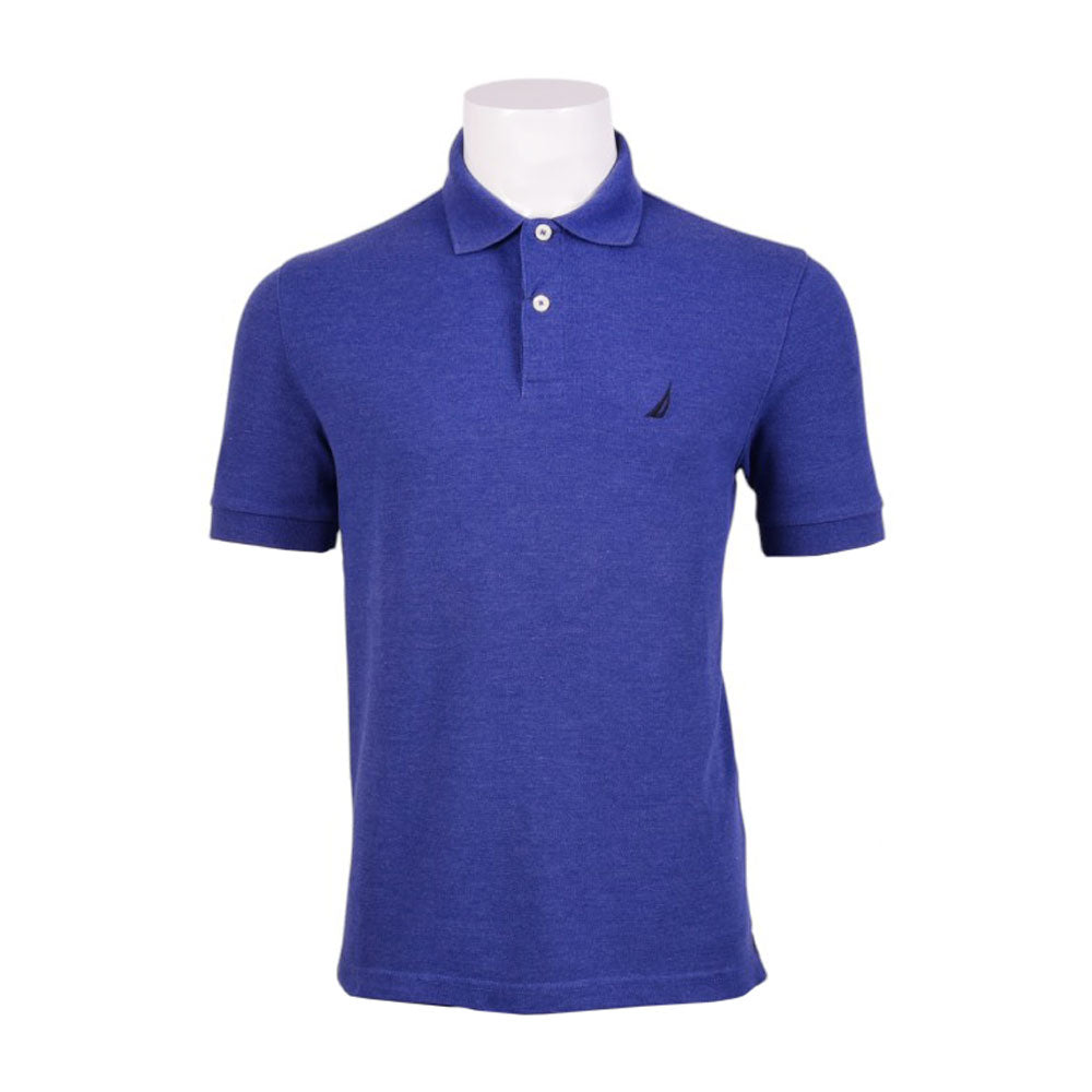 NAUTICA MEN S/S POLO SHIRT KR2825 BLU XL (IRS) XL - MamasJan mens wear