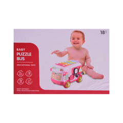 YL1022-24 BABY PUZZLE SHAPES BUSS A.I Default Title - MamasJan Toys