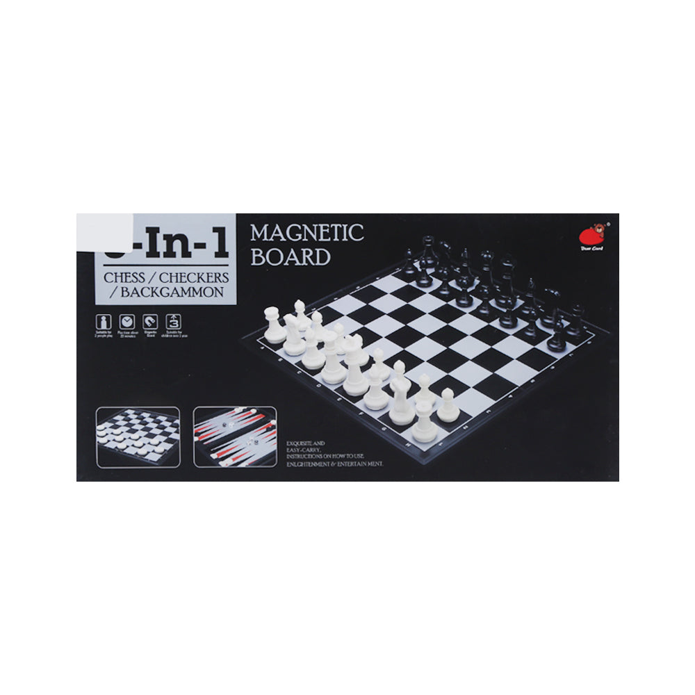 26160 MAGNETIC CHESS SET 3 IN 1 A.I Default Title - MamasJan Toys