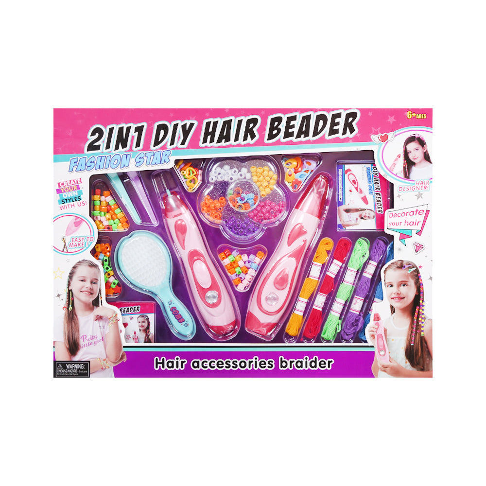 868-122 DIY HAIR BEADS SET 2IN1 A.I Default Title - MamasJan Toys