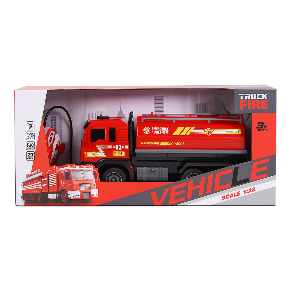 WL-234B FIRE TRUCK WITH USB R/C A.I Default Title - MamasJan Toys