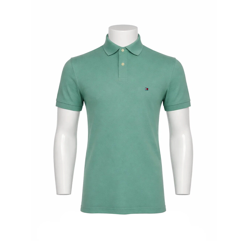 TH MEN S/S POLO SHIRT 78JA572-306 GRN S IRS M - MamasJan mens wear