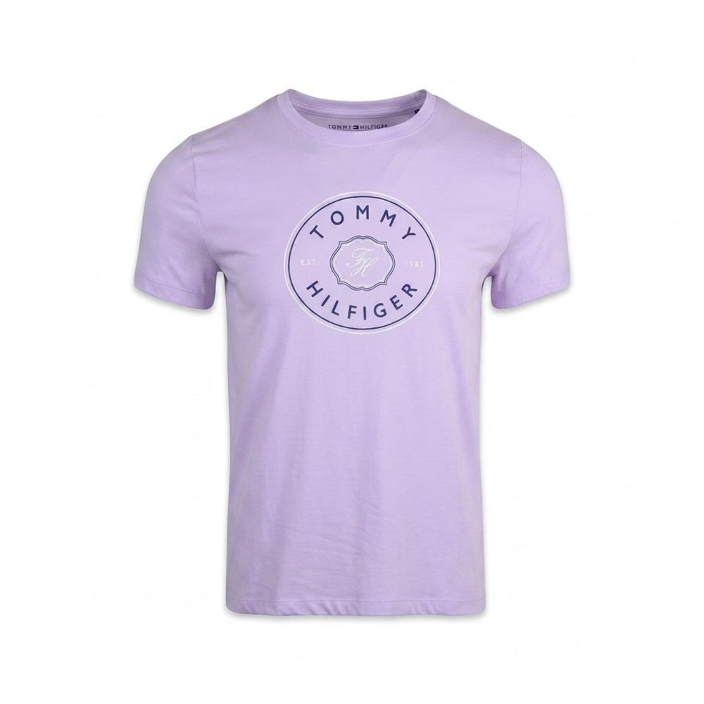 TH WOMEN S/S R.NECK SHIRT XW05534-500 PRPL S (IRS) L - MamasJan mens wear