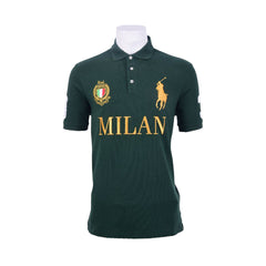 RL MEN S/S COUNTRY POLO SHIRT 440001 GRN L (IRS) S - MamasJan mens wear