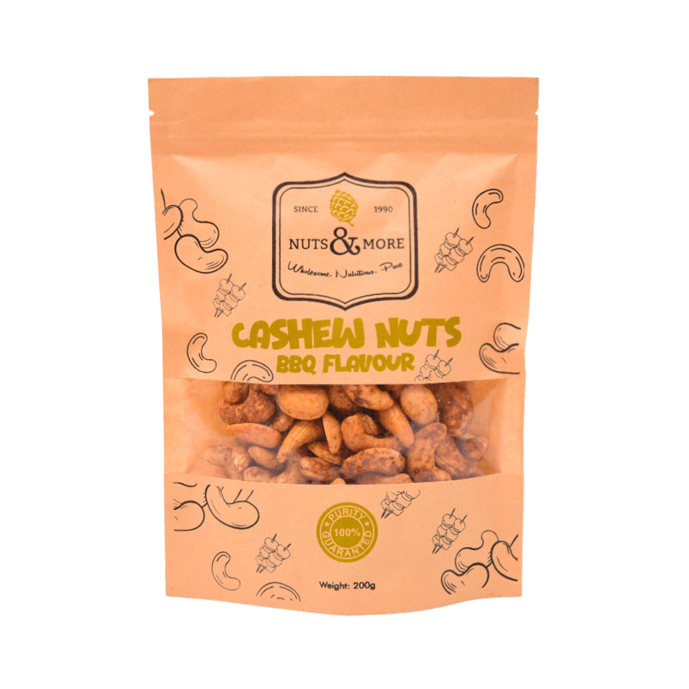NUTS & MORE CASHEW NUTS BBQ 200GM Default Title - MamasJan GroceryFoods