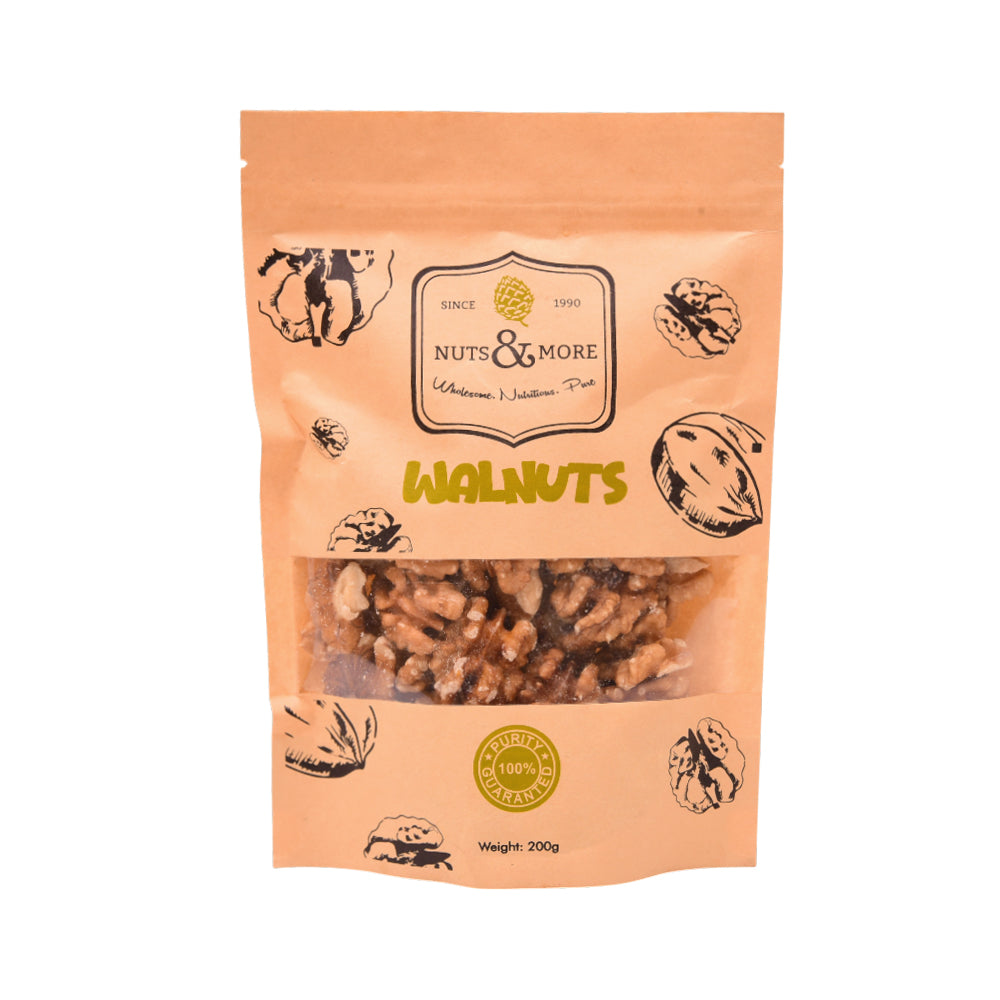 NUTS & MORE WALNUT PEELED 200GM Default Title - MamasJan GroceryFoods