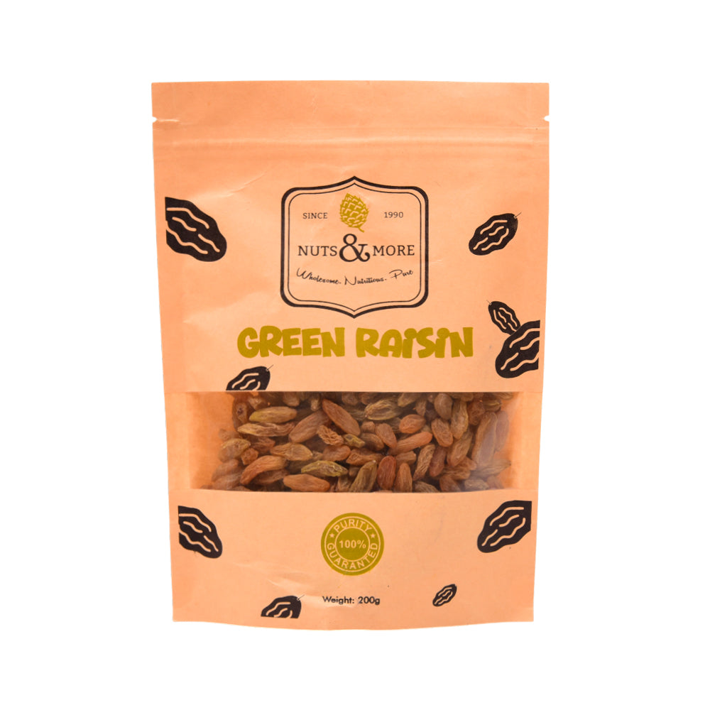 NUTS & MORE GREEN RAISON 200GM Default Title - MamasJan GroceryFoods