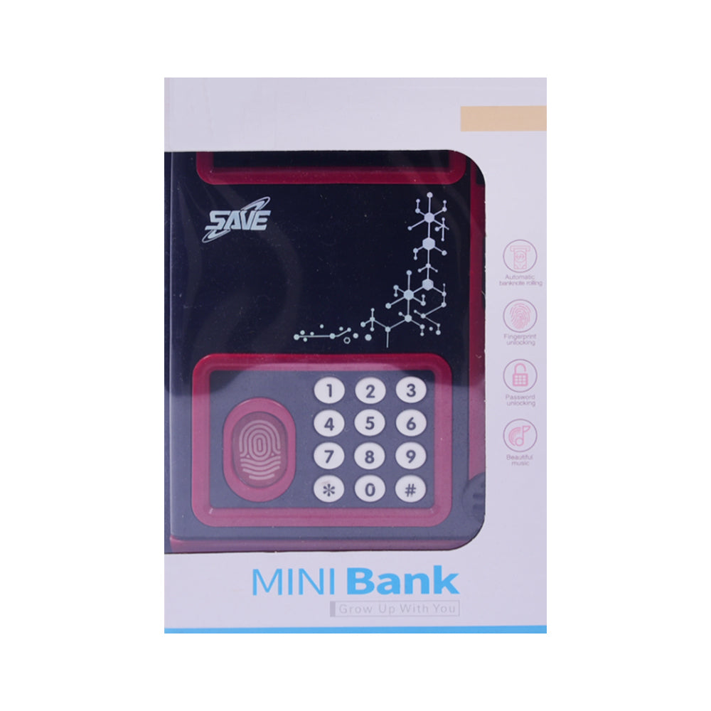5998-1 MUSICAL MIN SAVING BANK RED A.I Default Title - MamasJan Toys