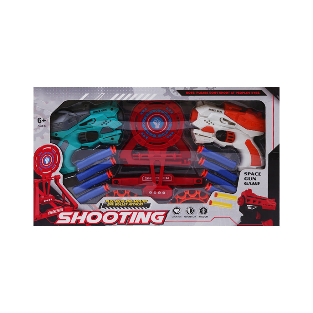 688-63 SOFT BULLET GUN W-TARGET A.I Default Title - MamasJan Toys